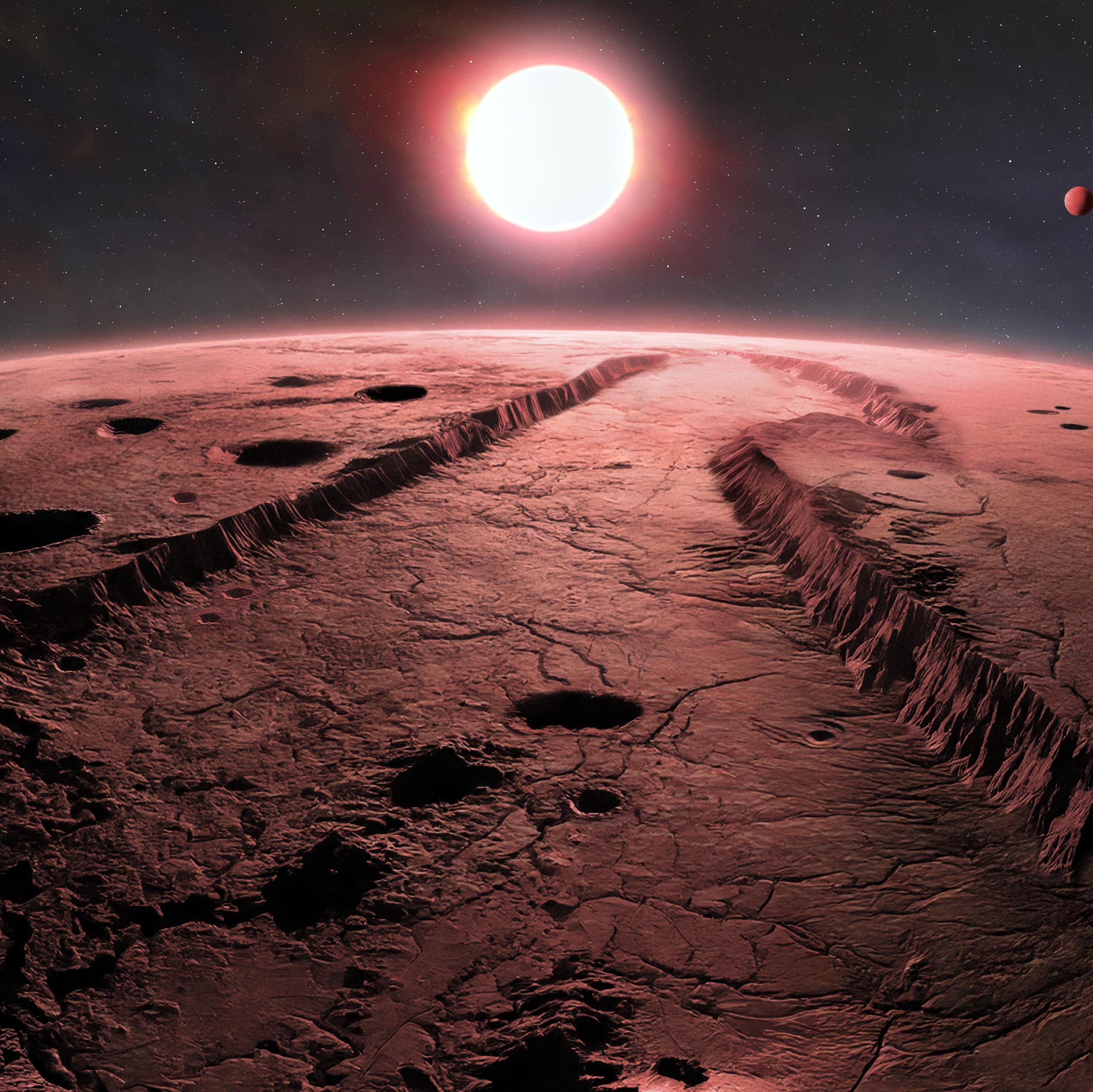 Exoplanetas da Estrela de Barnard.