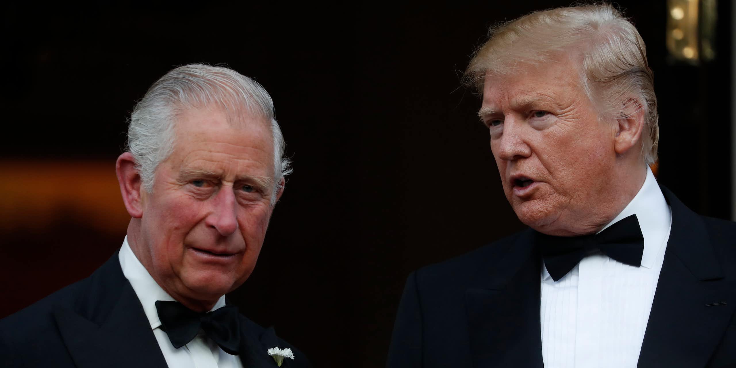 King Charles and Donald Trump speak