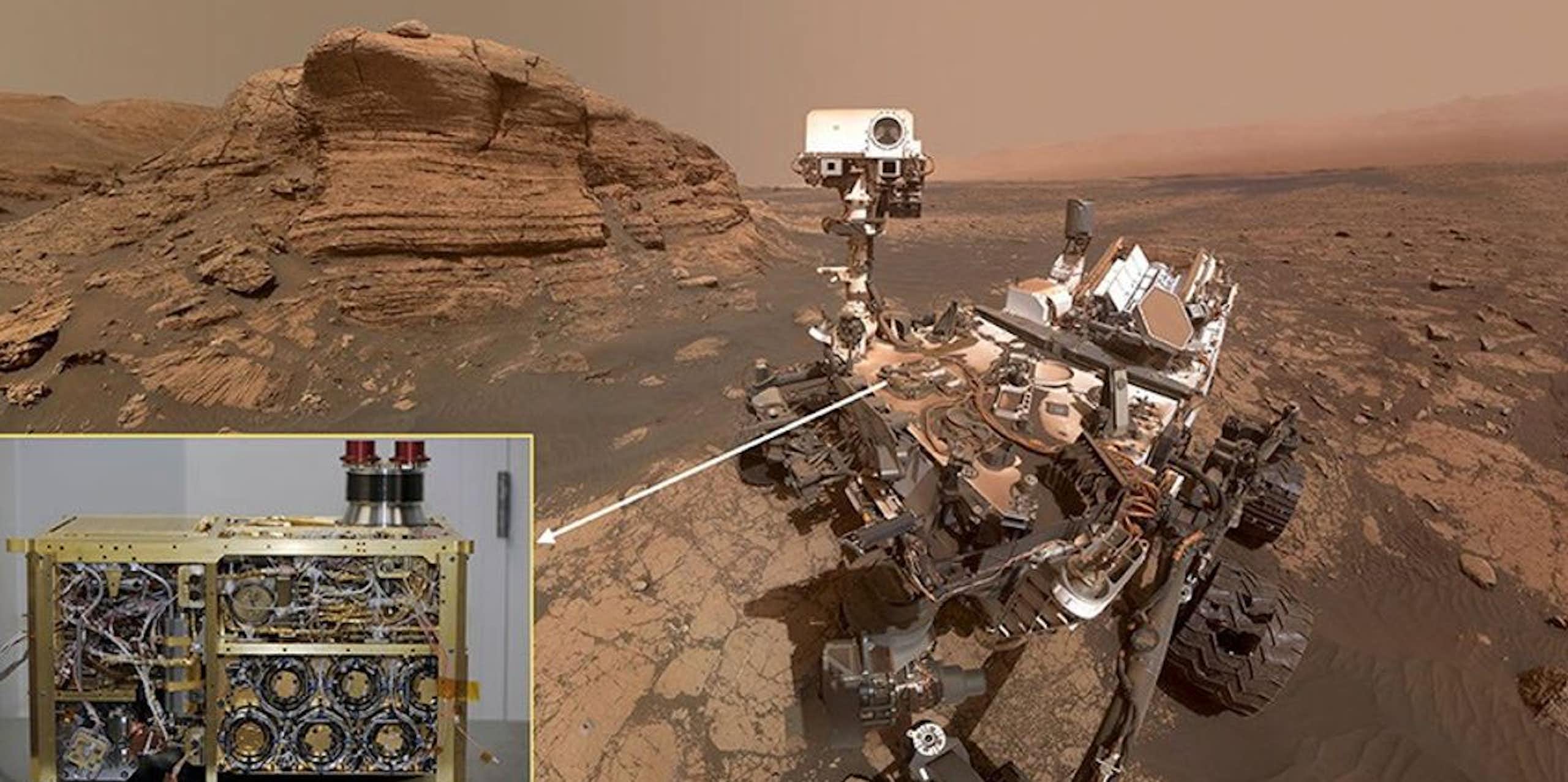 O 'rover' Curiosity na Cratera Gale