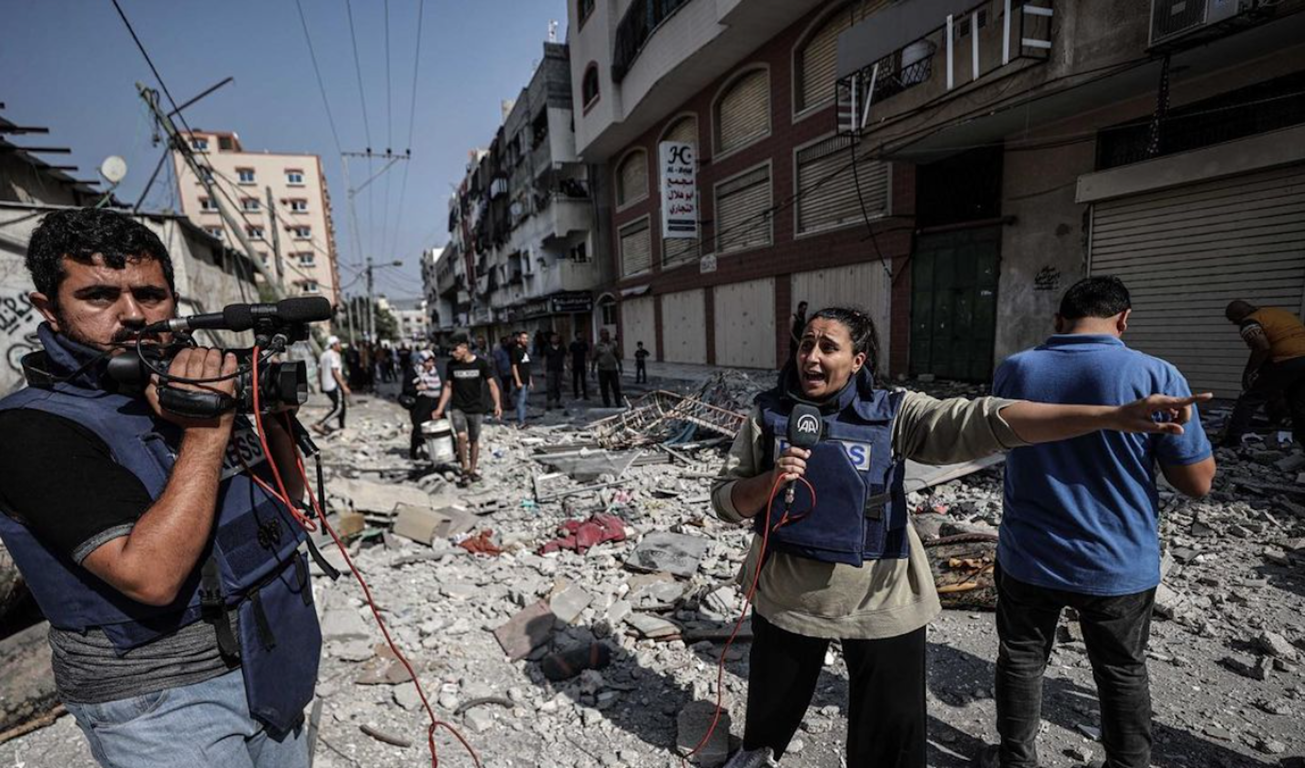 The chilling effects of trying to report on the Israel-Gaza war